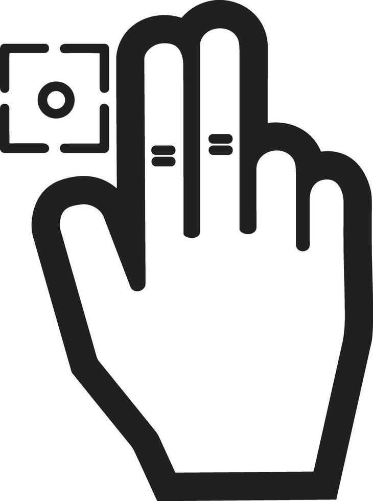 Hand icon symbol image illustration vector