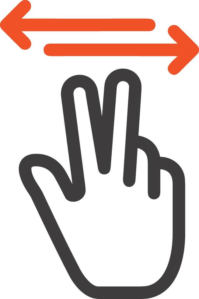 Hand icon symbol image illustration vector