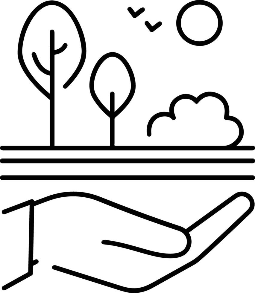 Hand icon symbol image illustration vector