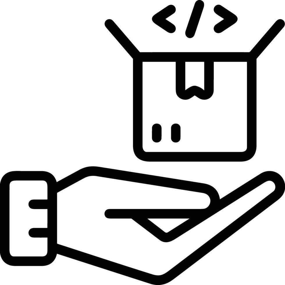 Hand icon symbol image illustration vector