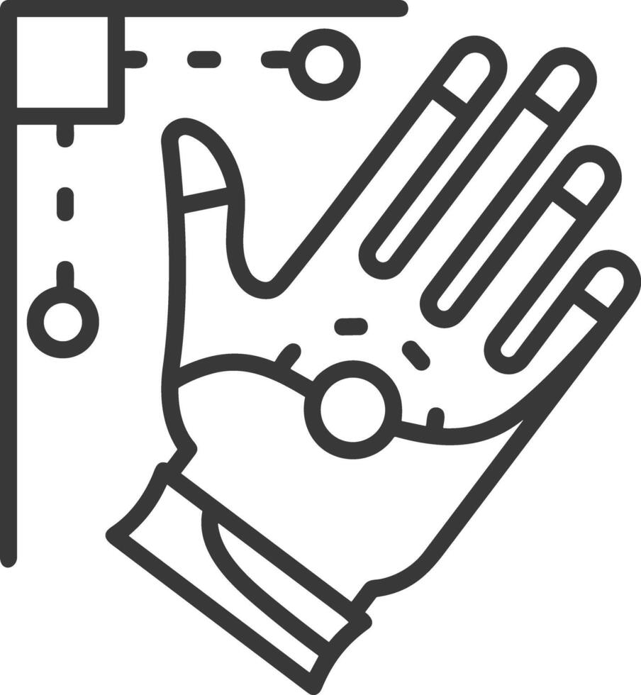 Hand icon symbol image illustration vector