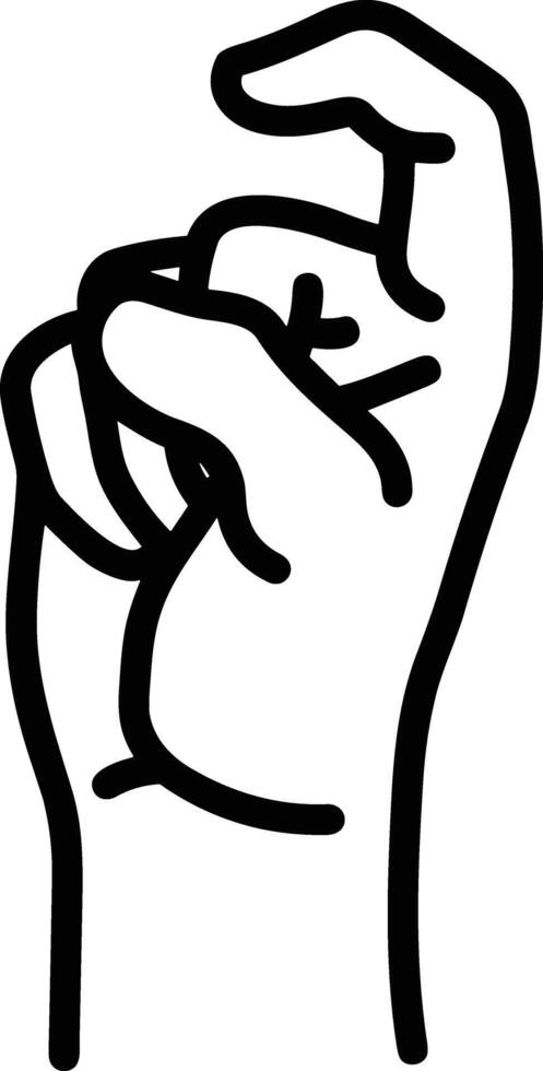 Hand icon symbol image illustration vector