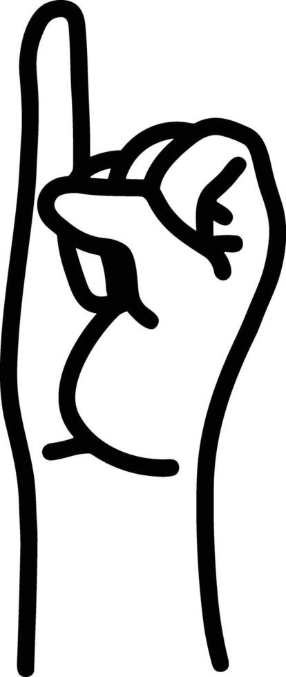 Hand icon symbol image illustration vector