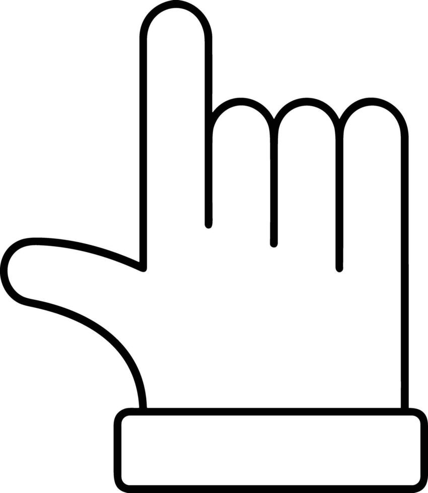 Hand icon symbol image illustration vector