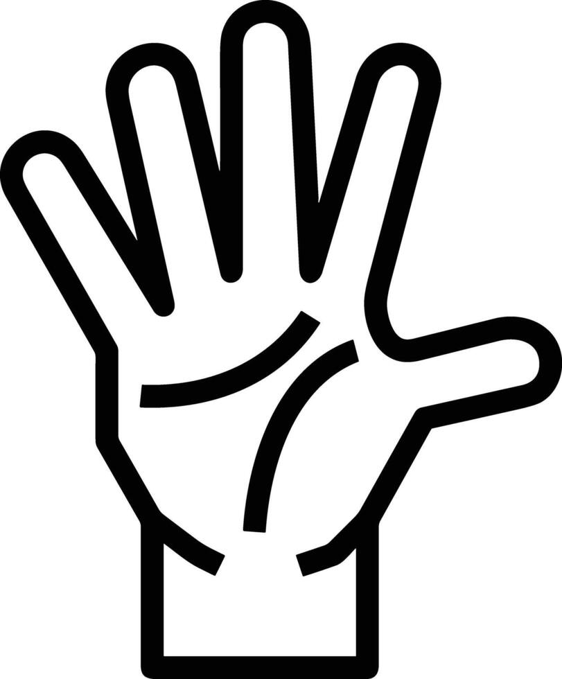 Hand icon symbol image illustration vector