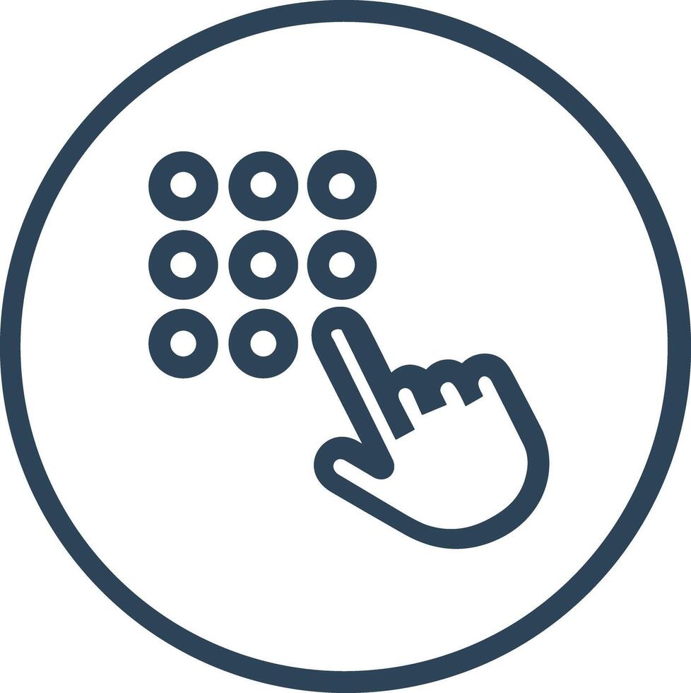 Hand icon symbol image illustration vector