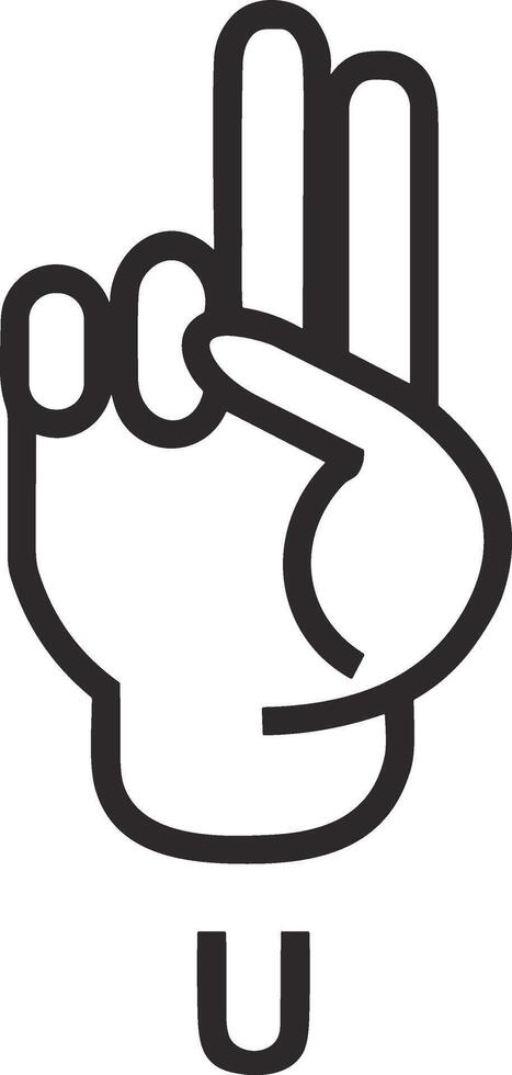 Hand icon symbol image illustration vector