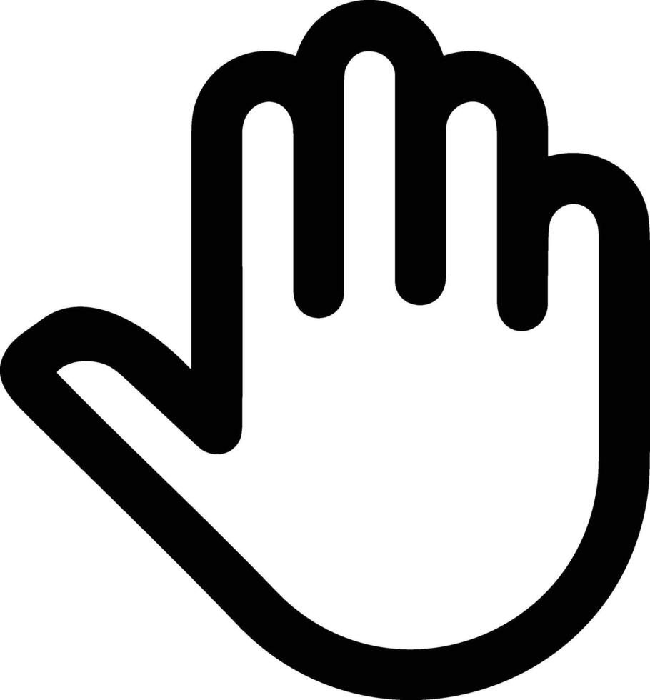 Hand icon symbol image illustration vector