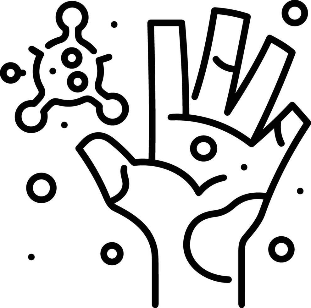 Hand icon symbol image illustration vector
