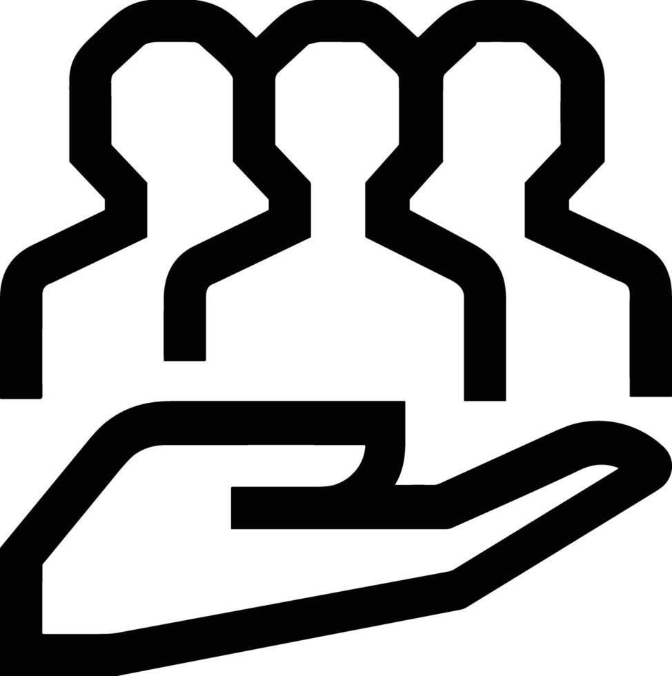 Hand icon symbol image illustration vector