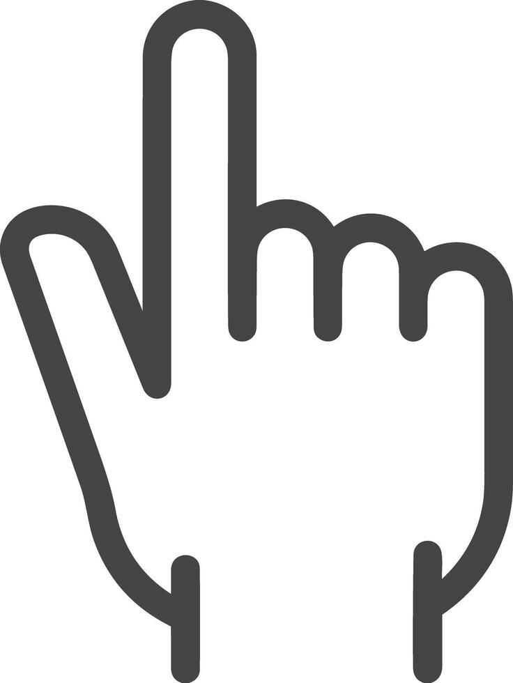 Hand icon symbol image illustration vector