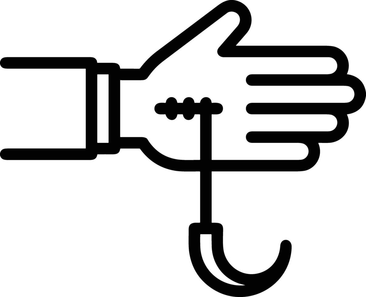 Hand icon symbol image illustration vector