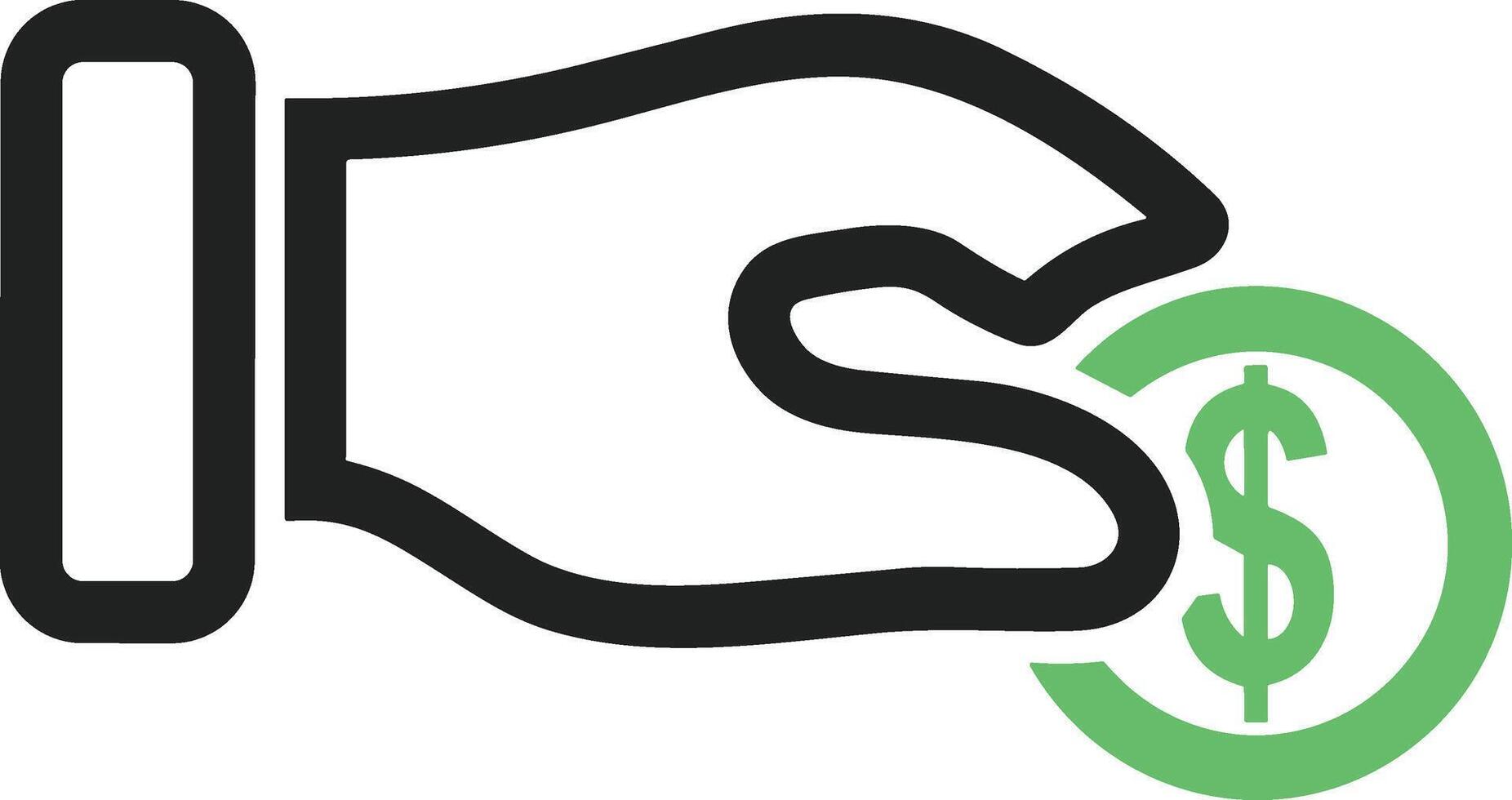 Hand icon symbol image illustration vector