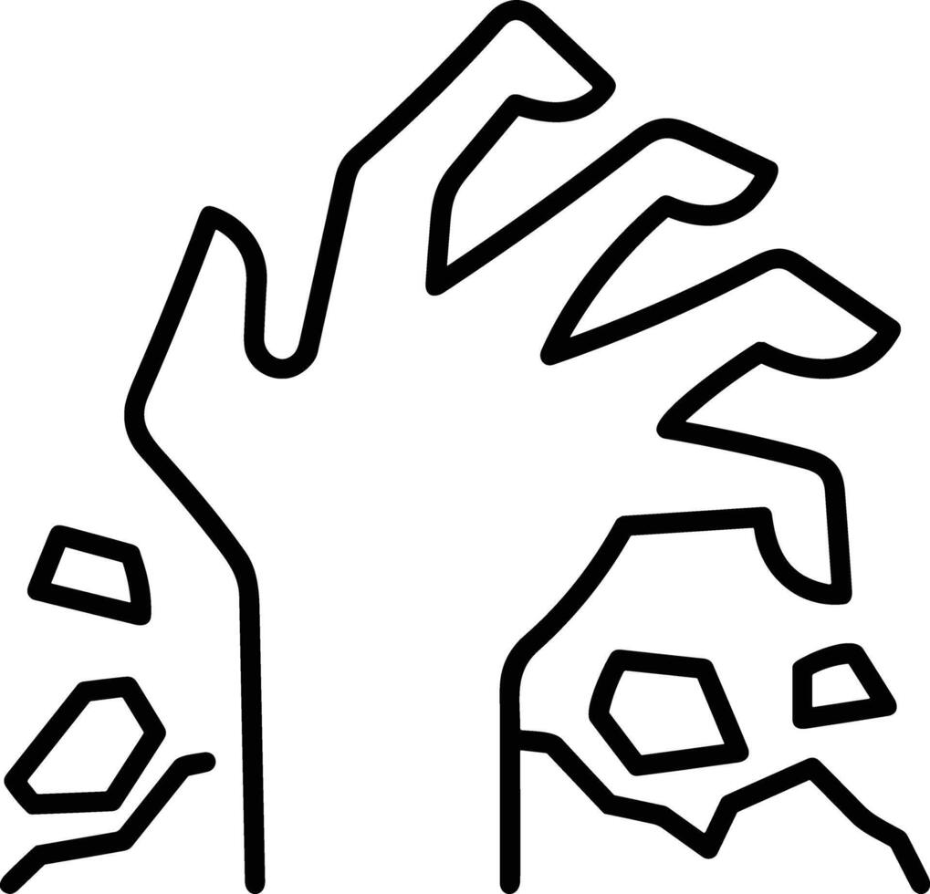 Hand icon symbol image illustration vector