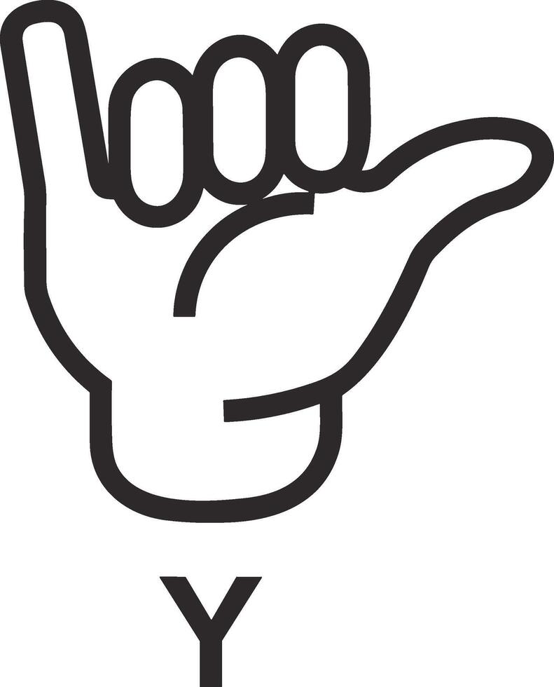 Hand icon symbol image illustration vector