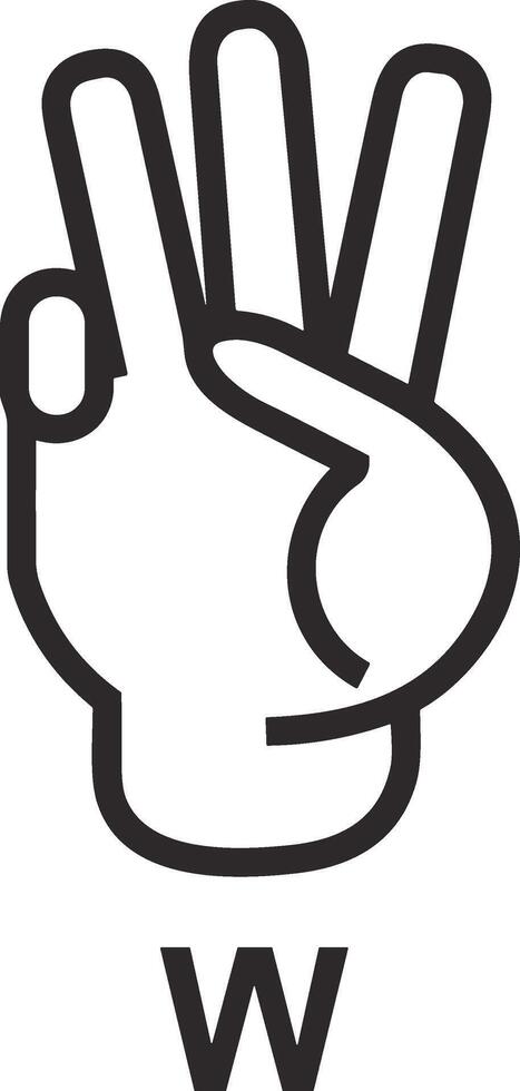 Hand icon symbol image illustration vector