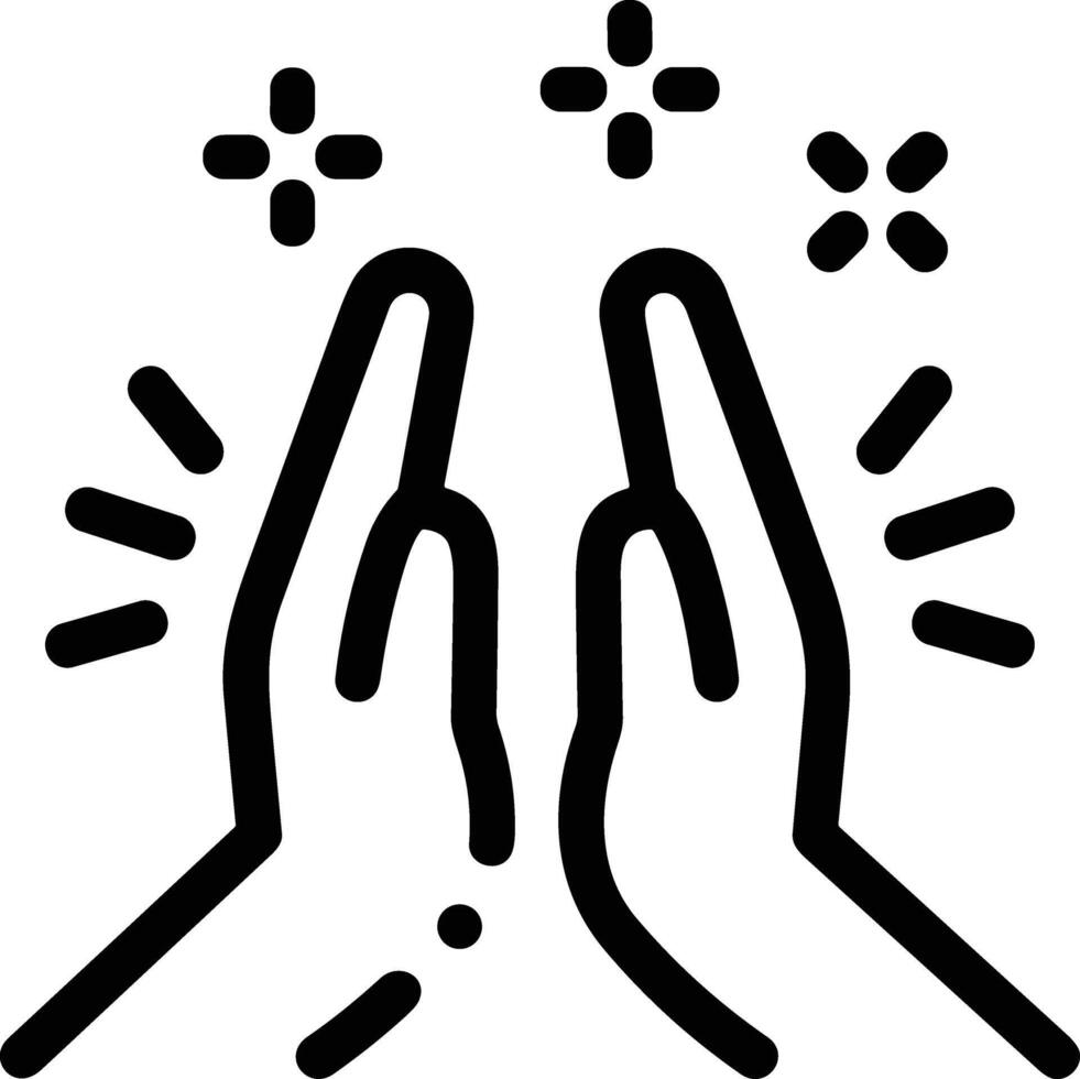 Hand icon symbol image illustration vector