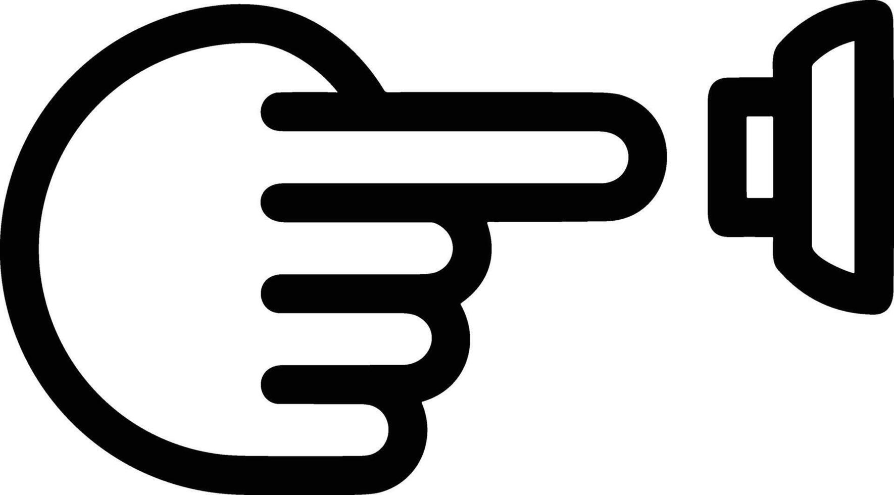 Hand icon symbol image illustration vector