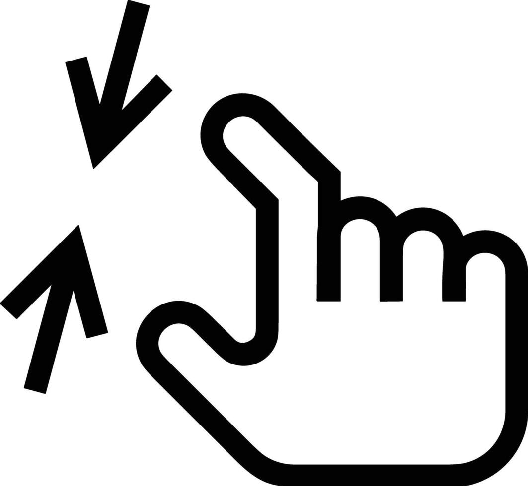 Hand icon symbol image illustration vector