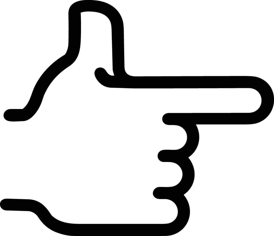 Hand icon symbol image illustration vector