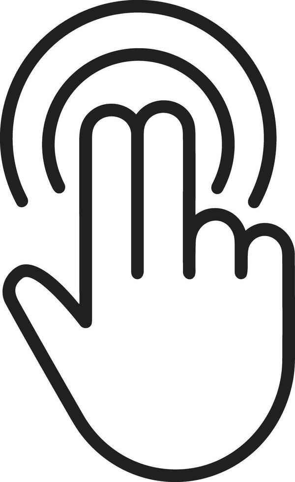 Hand icon symbol image illustration vector