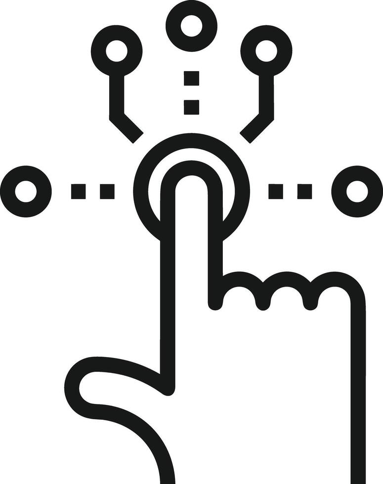Hand icon symbol image illustration vector
