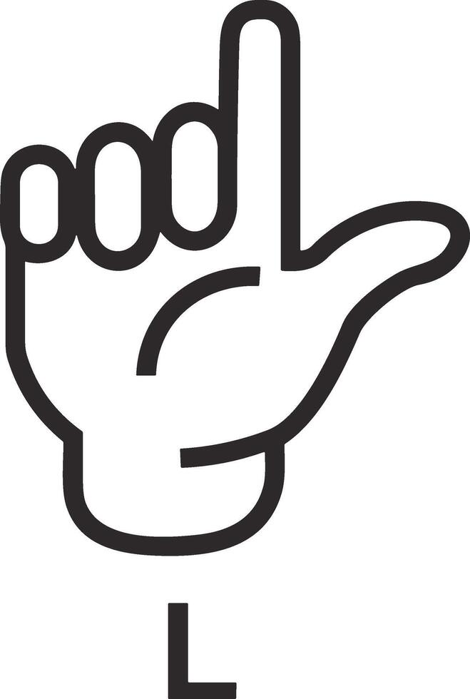 Hand icon symbol image illustration vector