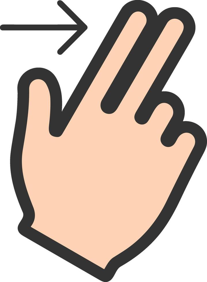 Hand icon symbol image illustration vector