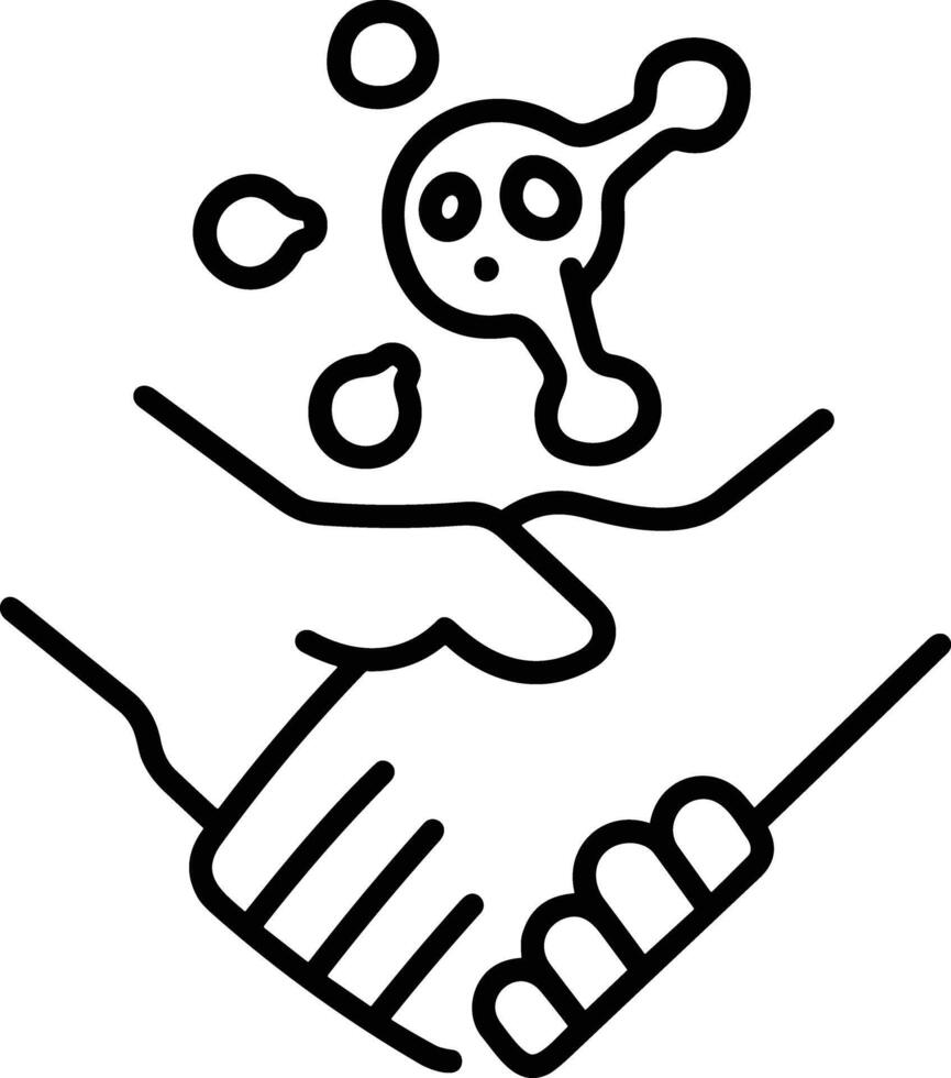 Hand icon symbol image illustration vector
