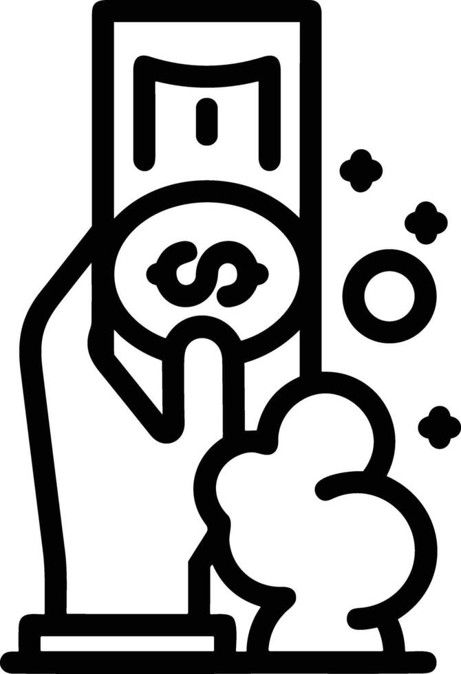 Hand icon symbol image illustration vector