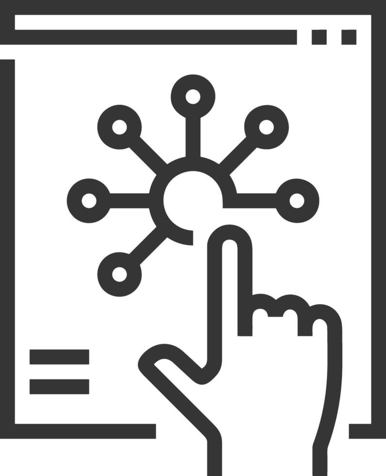 Hand icon symbol image illustration vector