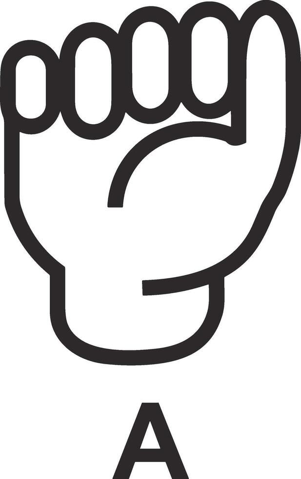 Hand icon symbol image illustration vector