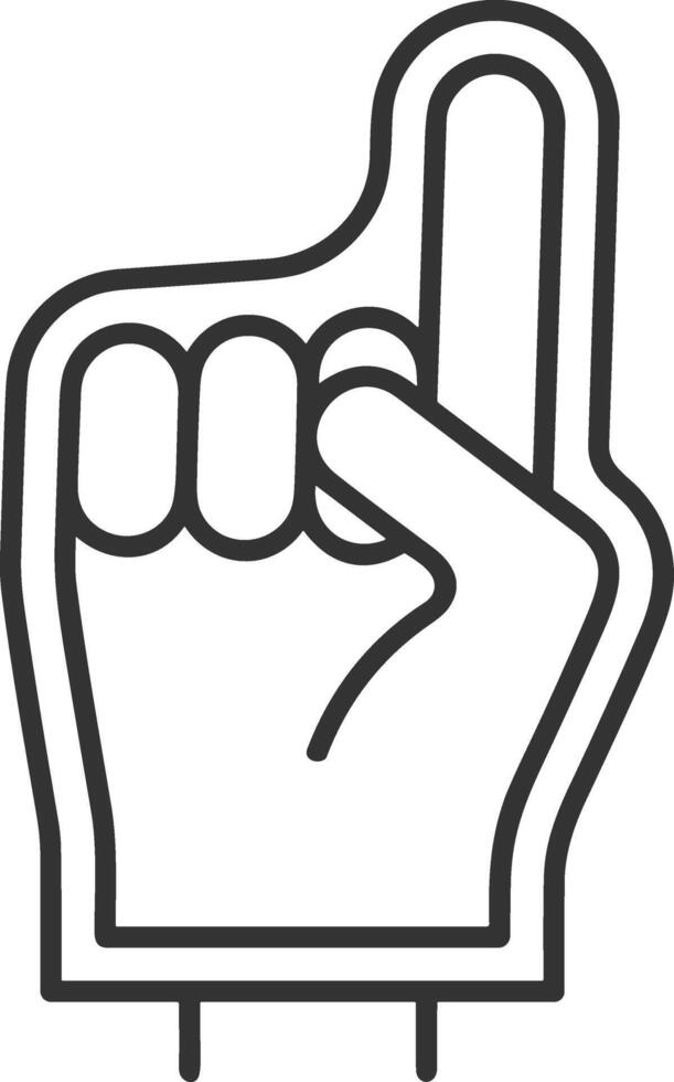 Hand icon symbol image illustration vector