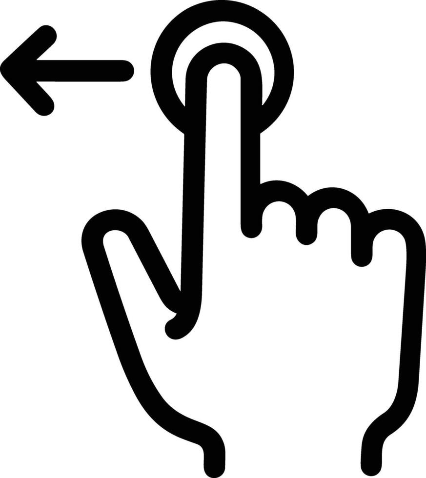Hand icon symbol image illustration vector