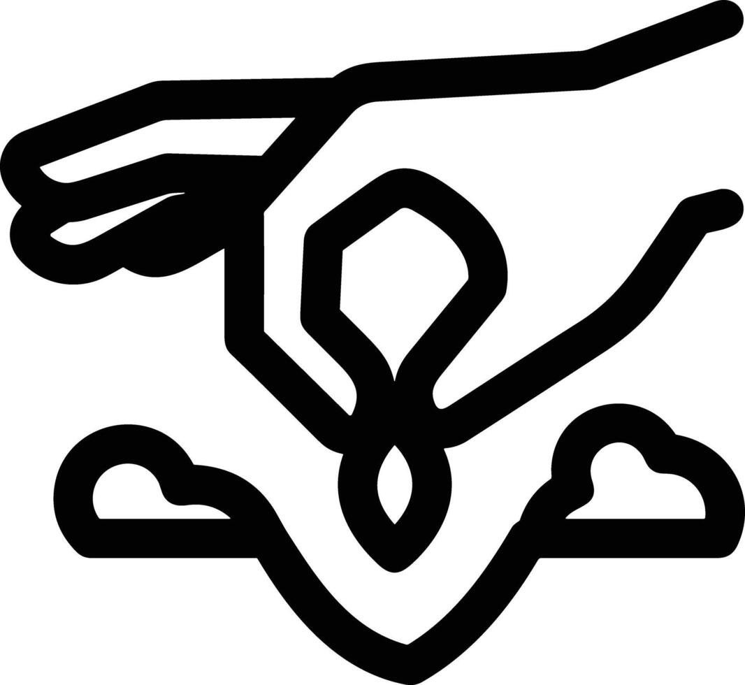 Hand icon symbol image illustration vector