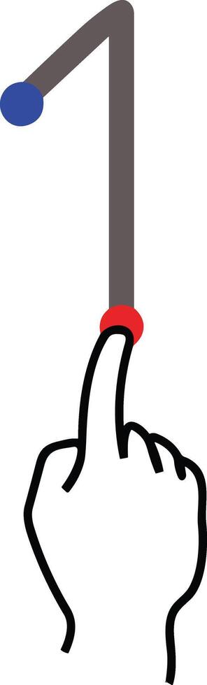Hand icon symbol image illustration vector