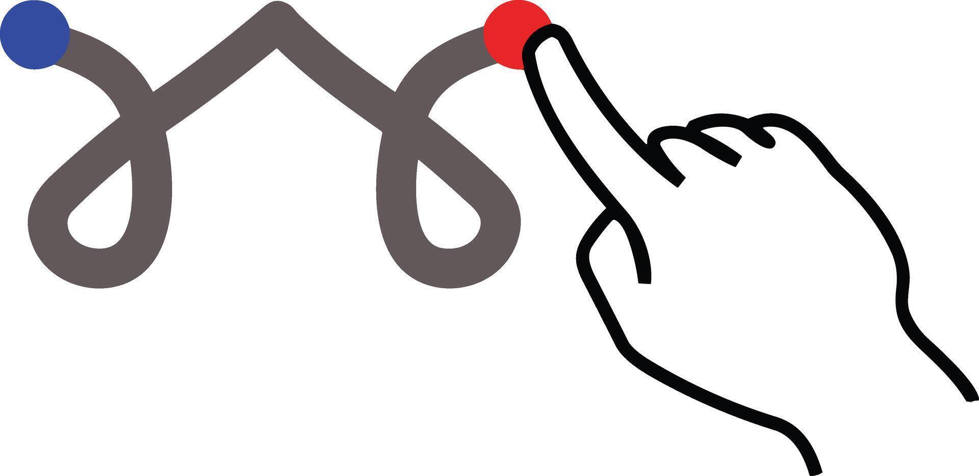 Hand icon symbol image illustration vector