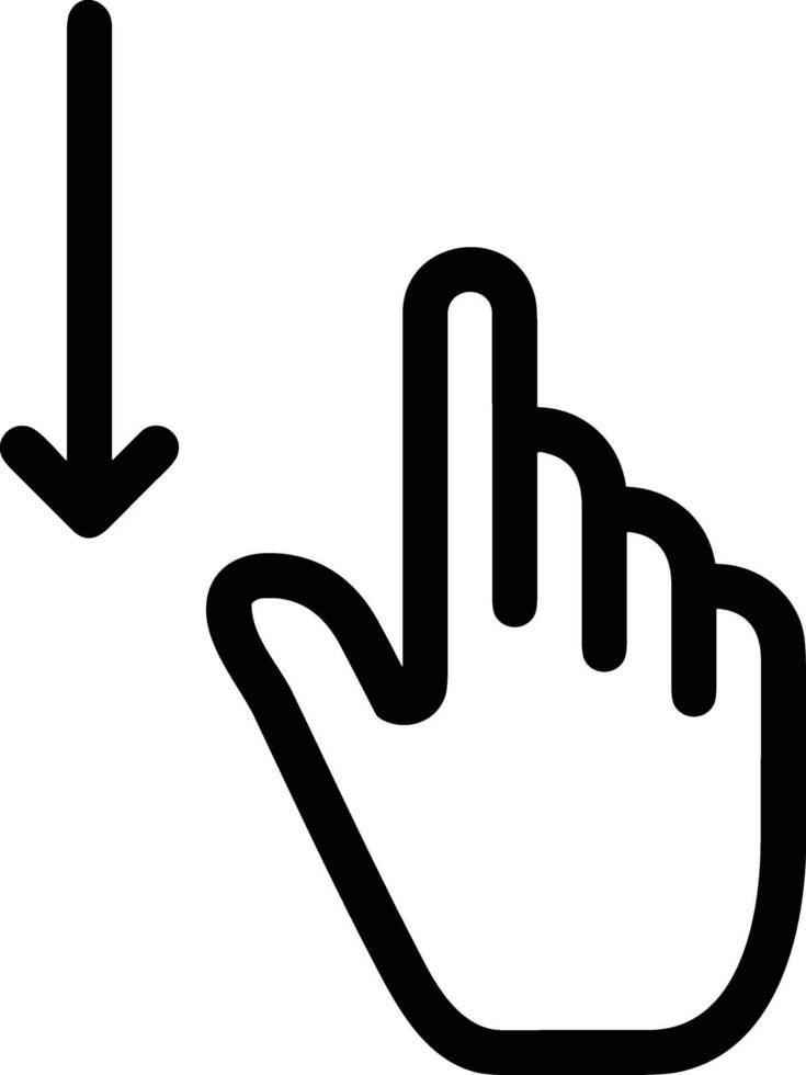 Hand icon symbol image illustration vector