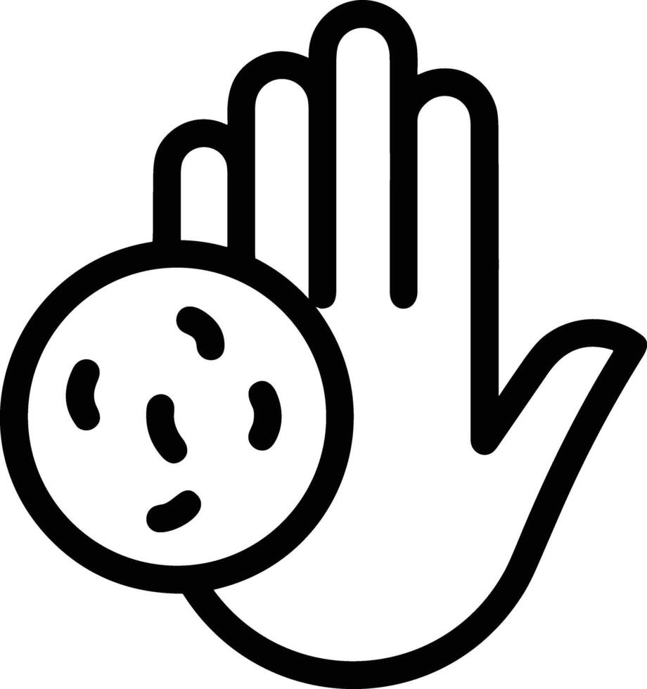 Hand icon symbol image illustration vector