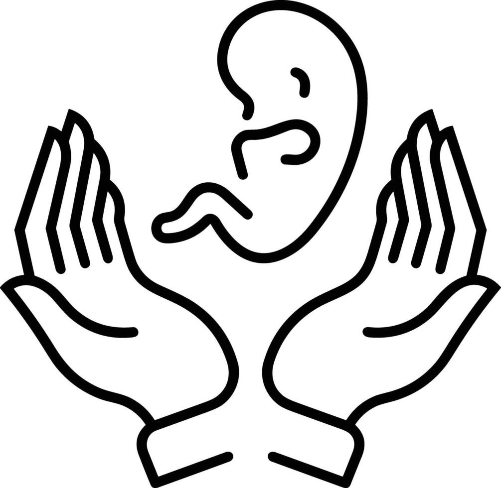 Hand icon symbol image illustration vector