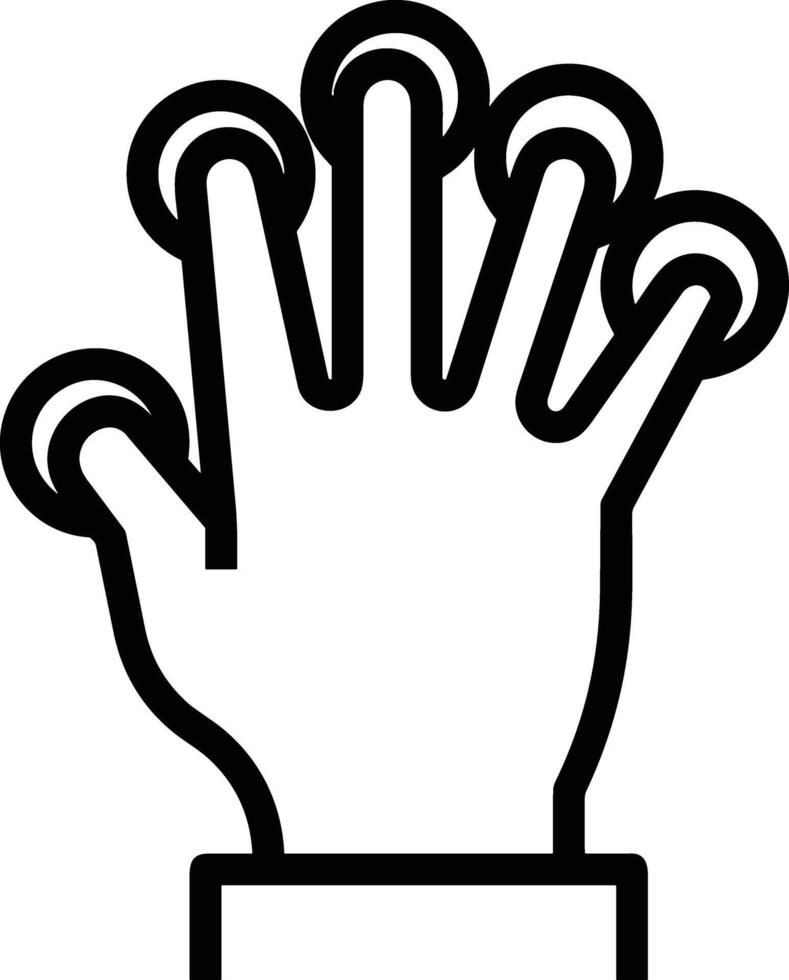 Hand icon symbol image illustration vector