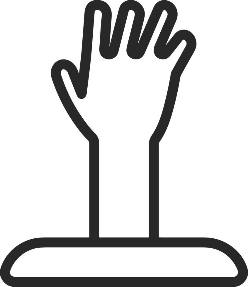 Hand icon symbol image illustration vector