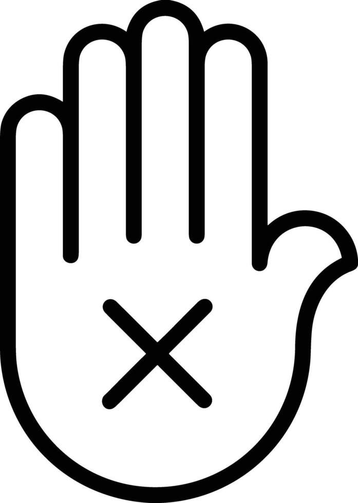Hand icon symbol image illustration vector