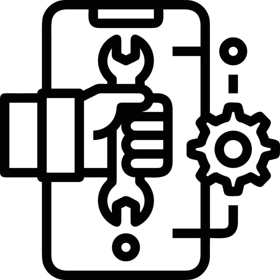 Hand icon symbol image illustration vector