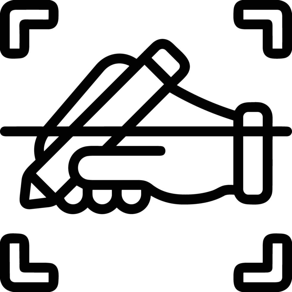Hand icon symbol image illustration vector