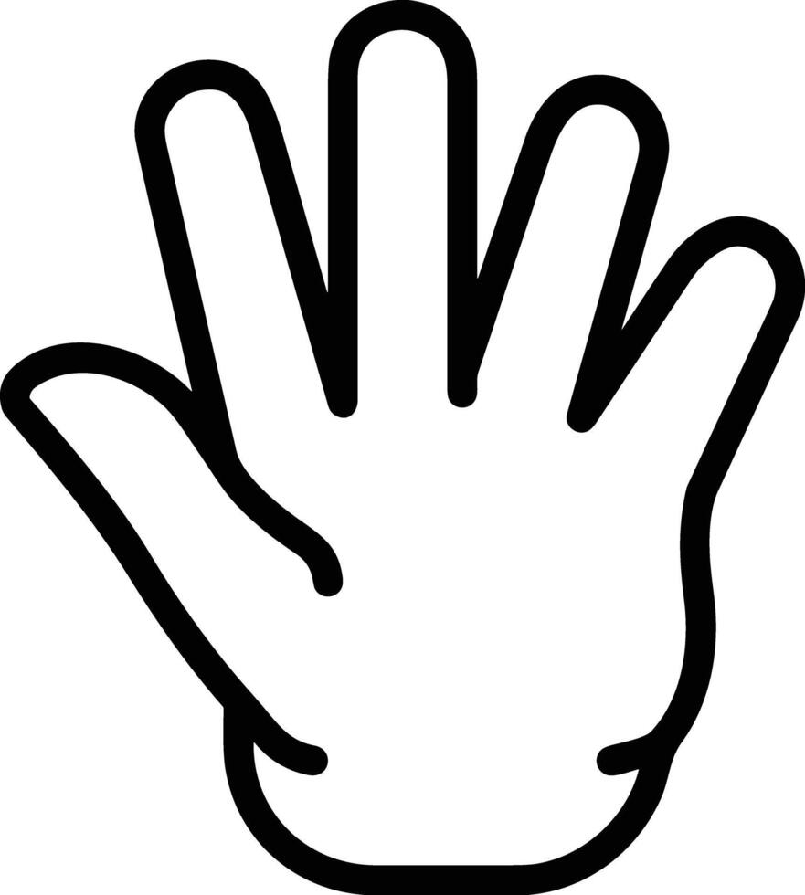 Hand icon symbol image illustration vector