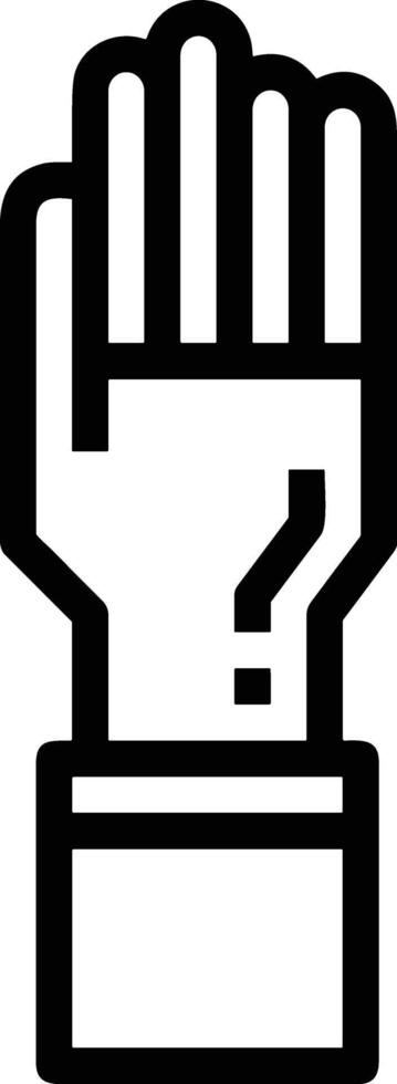 Hand icon symbol image illustration vector