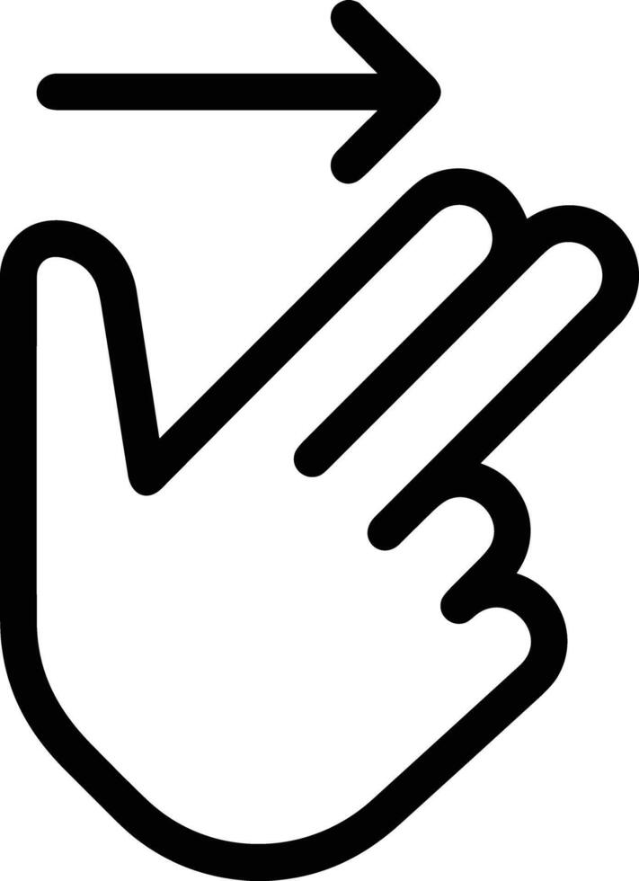 Hand icon symbol image illustration vector