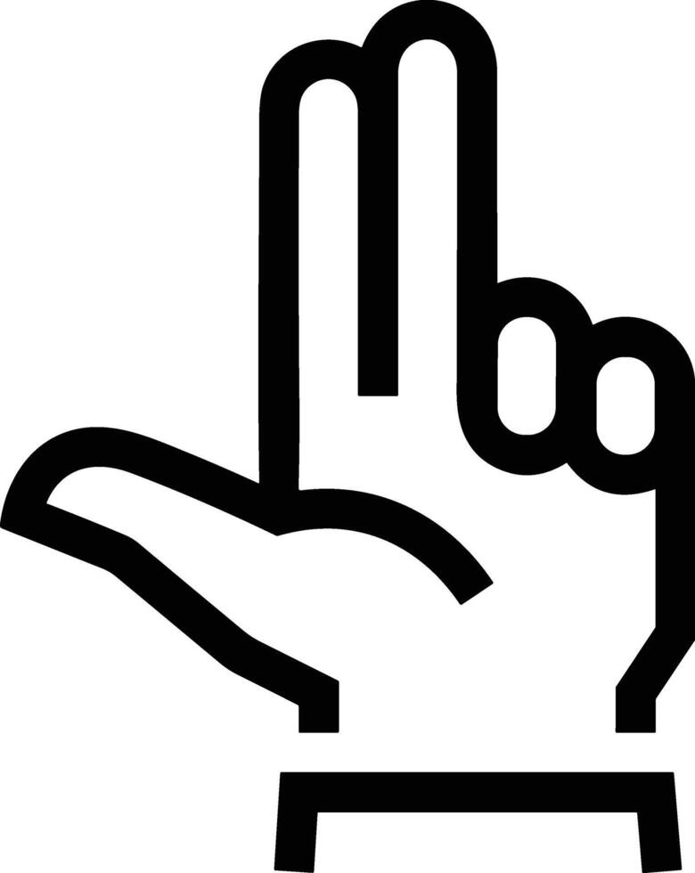 Hand icon symbol image illustration vector