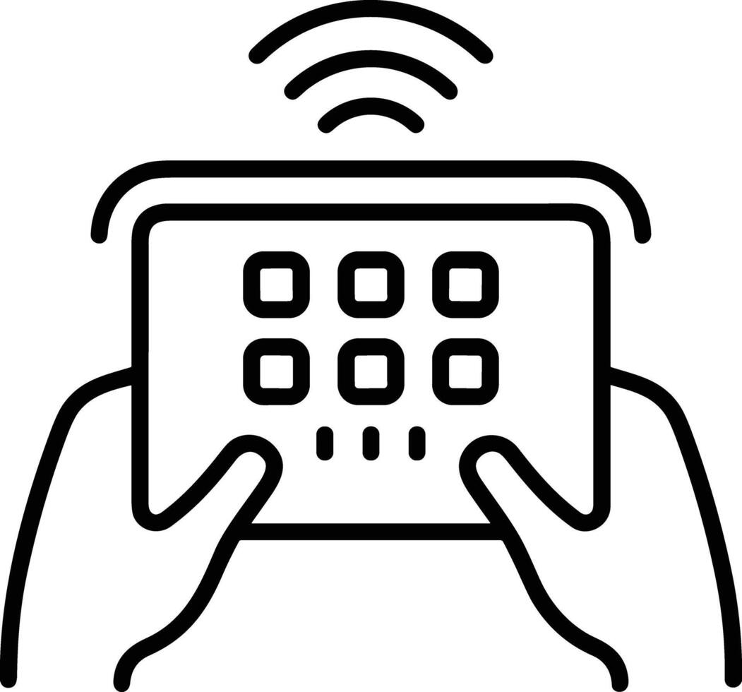 Hand icon symbol image illustration vector